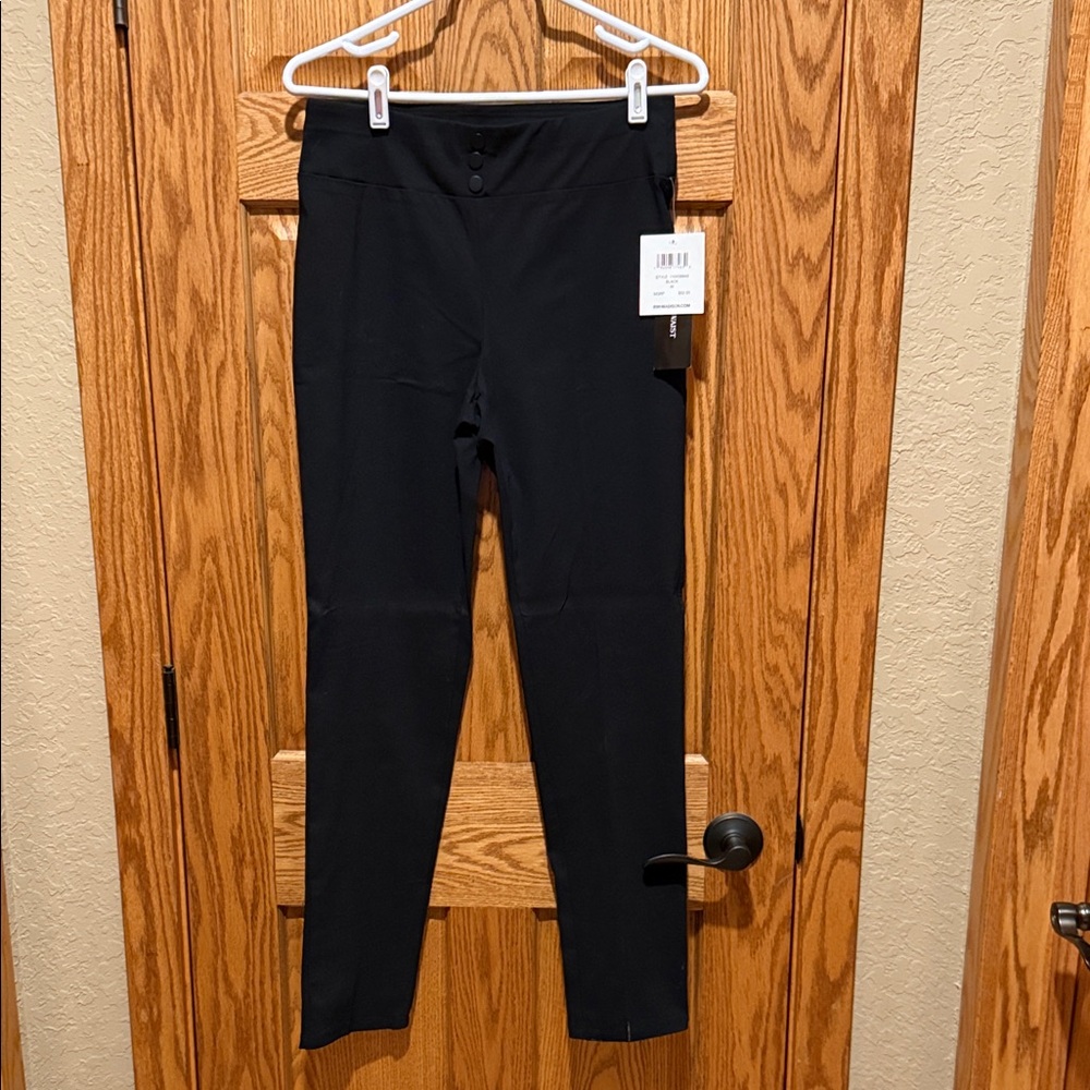 89th & Madison Black Straight Leg Pants